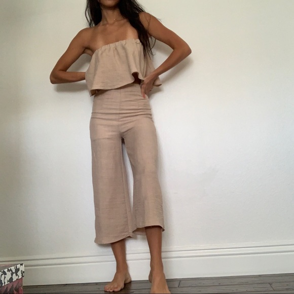 ANGL Tan Jumpsuit - Picture 9 of 9